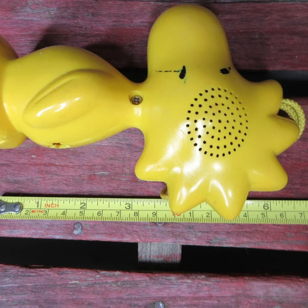 Vintage Peanuts Woodstock Battery Operated Electronic Chirping Bird Toy 1990s